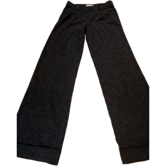 calendar Pants - Women's Gray Mingled Calendar By Be Cool Dress Pants Size Small